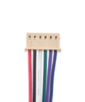 Integrated Stepper Motor Driver Delivering Badass Torque With Adjustable 0 To 2 Amps At 10 To 28Vdc For Nema 8 11 14 17 Motors compact wiring harness with six color-coded wires.