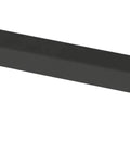 Matte Black Cabinet Handles Five Pack Adjustable Drawer Pulls for kitchen cabinets, dressers, and cupboards. 1 3 8 inch hole centers.