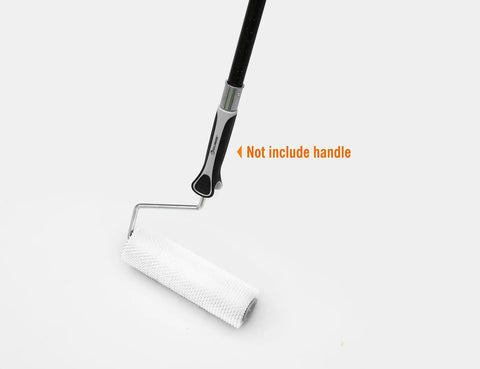9 Inch Spike Roller For Epoxy Self Leveling Concrete Air Bubble Removal Spiked Roller Cover, no handle included, angled view