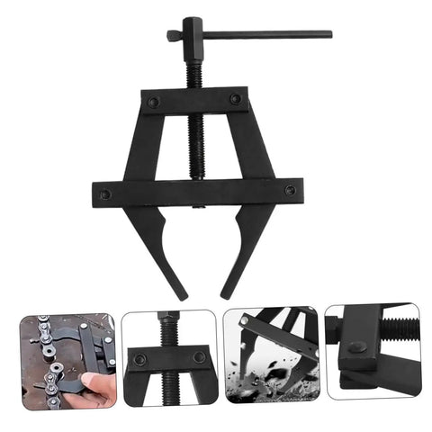Heavy Duty Motorcycle Chain Tensioner Tool Slick Gear Adjuster Fastener For Shop And Garage Work No Sweat Tuning Tight Bike Maintenance Gear Ready Durable Build For Smooth Cruising Daily, black steel construction.