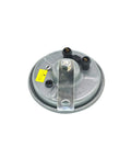 Ultimate Forklift Horn Replacement 9731547 Electrical Component accessory for industrial trucks, circular metal design with wiring terminals.