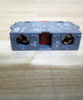 1-NC Modular Snap-On Block for Push Button Switches, single unit with visible self-cleaning terminals, tool-free fit, compact design.