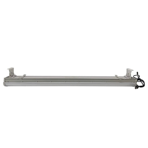 LED Explosion Proof Light 4ft 100W 14000 Lumens Hazardous Location Fixture with corrosion-resistant aluminum for ceiling mount