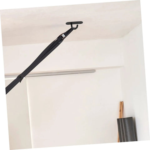 Stainless Steel Wall Mount Exercise Strap Anchors 3 Pack For Resistance Bands Heavy Duty Safety Hooks installation on ceiling indoors