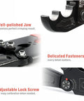 Close-up of Beefy PEX Crimp Tool Kit For 1/2 Inch And 3/4 Inch Copper Ring Crimps Meets F1807 Standards 13 Inch Combo PEX Crimper features.