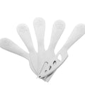 Five Piece Stainless Steel Cheese Tools Set With Knives And Butter Forks For Easy Cleaning On The Go Portable Picnic And Camping Kit