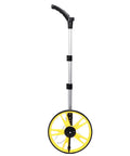 Marhynchus Telescopic Measuring Wheel for Precise Measurement, yellow wheel, adjustable aluminum handle, ideal for accurate distance measuring.