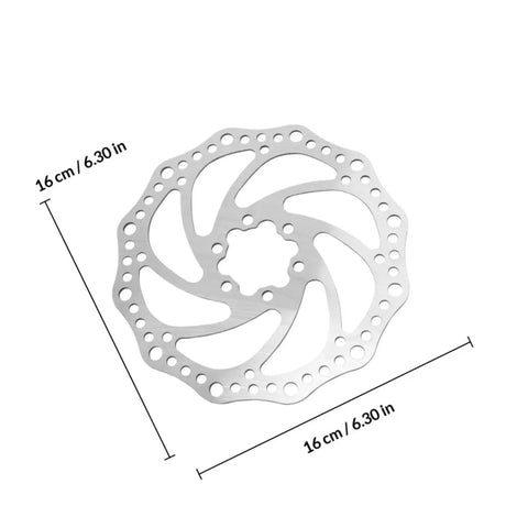 16cm aluminum rotor for Top Shelf Aluminum Mechanical Disc Brake Kit For Mountain Bikes With 160MM Front Rear Rotors Dual Knob Adjusters And Tri Align Calipers Bringing Dependable Stops And Rock Solid Build To Every Singletrack Ride.