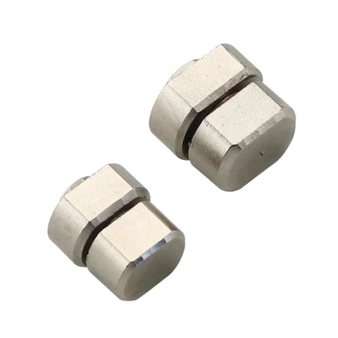 Damping hinge shafts, 2 pcs, stainless steel cabinet hardware for 360° rotation