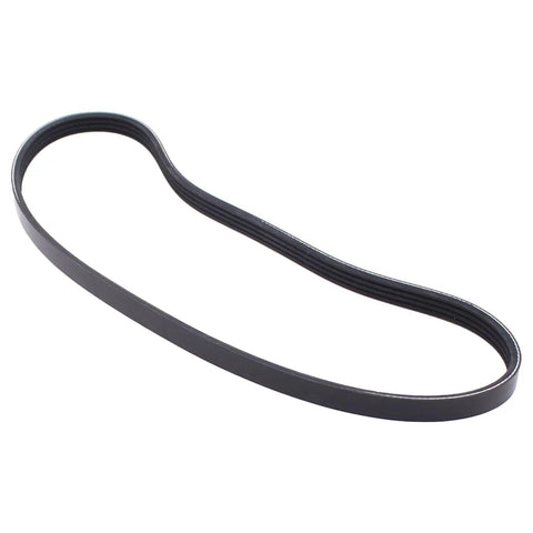 Close-up of Honda Civic Serpentine Belt Kit 1996 Through 2000 All In One Belt Set Alternator Belt 4PK800 black rubber belt
