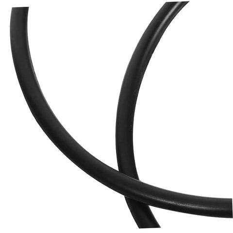 Heavy Duty No Sweat Rubber Drive Belt Pair For Industrial Sealing Machines Quick Swap Guide Replacement, close-up of black rubber belts.