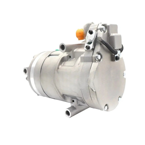 Heavy Duty Electric AC Compressor Crafted For Smooth Cabin Climate Comfort Compatible With Hyundai Kona And Kia Niro Ev Replaces 97701 K4000 Hes33 side view