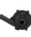 Straight Bolt On Auxiliary Electric Coolant Pump For Smooth Intercooler And Battery Cooling Replaces 11537630368 top view showing the pump design.