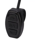 Black control switch for LCD S900 Display Panel for 36V 48V Electric Bikes All In One Cycling Computer Meter with button details.