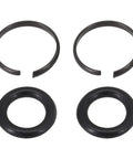 Two Sets One Half Inch Retainer Ring Kit With O Ring Socket Clip For Pneumatic Tools Square Drive Replacement Parts Black