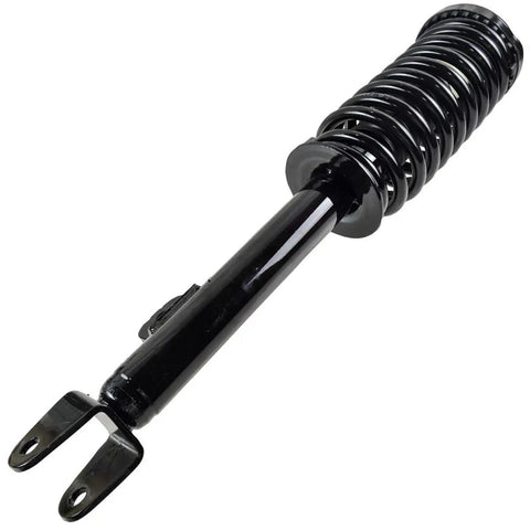 Rollin Smooth And Grippin Hard With This 18 Pc Suspension Kit For Dodge 300 2005 To 2010 Strut Shocks with black coil spring.