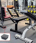 Gym benches with focus on 1 Inch Square Plastic Tubing End Caps For Square Tubing Posts 4 Pack Helical Wire Lined Tight Fit Outer Size 1 Inch Square Inner Diameter 0.75 To 0.9 Inches Easy Install inset.