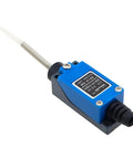 ME8166 Flexible Rod Coil Spring Actuator Momentary Limit Switch Set 10 Pieces One Color, industrial use, blue casing.