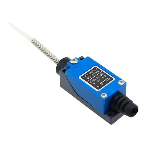 ME8166 Flexible Rod Coil Spring Actuator Momentary Limit Switch Set 10 Pieces One Color, industrial use, blue casing.