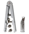 Pro Grade Watch Spring Bar Plier Tool Kit With Tweezers And 10 Replacement Pins for Link Removal and Band Repair