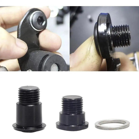 Beefy Black Steel Bike Rear Derailleur Screws For Direct Hanger Mounting Compatible With TX35 And TZ50 Mountain Bikes