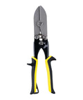 5 Blade Hand Crimping Tool for Sheet Metal and Gutter Ducts with Lock, Pro Grade Heavy Duty Nonslip Grip, Black and Yellow Finish