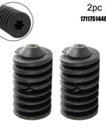 2X Radiator Top Mounting Brackets For Bmw Models E46 E53 E60 E65 E66 E81 E90 X3 Z4 With Black Rubber Water Tank Sleeve
