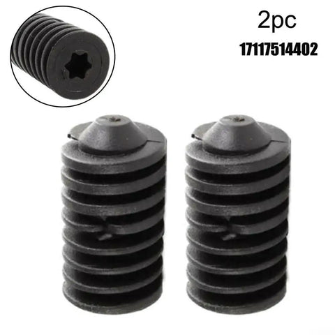 2X Radiator Top Mounting Brackets For Bmw Models E46 E53 E60 E65 E66 E81 E90 X3 Z4 With Black Rubber Water Tank Sleeve