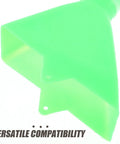 Seed Distribution Tube For Corn Planters, Adjustable Length Up To 12.6 Inches, showing durable green plastic, versatile compatibility