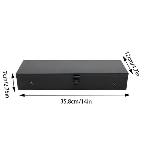 Rock Solid 115 Piece Spiral Drill Bit Set With High Speed Steel For Heavy Duty Jobs In Iron Stainless Steel And Wood Including All Sizes From A Tiny Inch Up To Half Inch Plus Cool Storage Box, black storage box 35.8cm x 12cm x 7cm