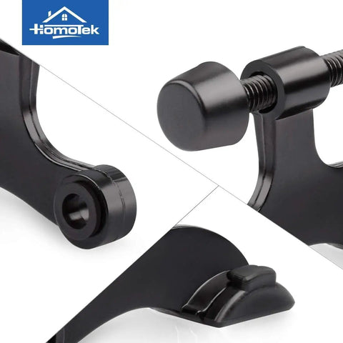Super Sturdy Hinge Pin Door Stoppers 36 Pack Adjustable Wall Savers With Thick Rubber Cushions, close-up of black steel hinge pin parts.