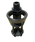 Close-up of 360 Degree Big Drip Irrigation Sprinkler Head for Lawn and Garden, easy install watering nozzle with full coverage, half inch connection