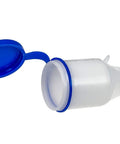 Front view of Washer Fluid Reservoir Cap Replacement For Cars Trucks And SUVs Natural Color Cap With Tight Seal Easy Install Auto Accessory Durable Build For Reliable Performance Keeps Washer Fluid Secure And Prevents Leaks.