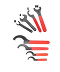 Premium ER Nut Collet Wrench Kit For ISO20 25 30 And ER8 11 16 20 25 32 40 Spindle Sets showing specialized steel wrenches.