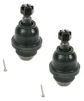 Front End Steering And Suspension Kit With Ball Joints, Tie Rods, And Wheel Hubs For Chevy GMC K1500 K2500 K3500 1995-2000, 12 Piece Upgrade With Inner/Outer Tie Rods, Sleeves, And Bearings. Two black ball joints with cotter pins