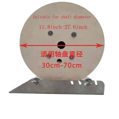 Rugged Stainless Steel Cable Roller Stand With 304 Wheel System 3 Position Height Adjustment And Smooth Glide For Big Spools