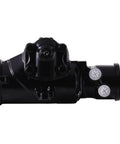 Heavy Duty Power Steering Gear For 1999 To 2007 Chevrolet And GMC 4WD 6.0 Liter with black finish, showing sector shaft and attachment points.