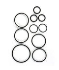 Top Tier Engine Gasket Set For 3.0L V6 Aj126 Motors Pumping 306PS Torque includes various black rubber seals for engine rebuild.