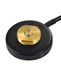 Dual Band Vehicle Ham Radio Antenna With NMO Mount Magnetic Base And Low Profile, showing gold connector for amateur rigs