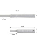 5 Pack Concealed Cabinet Push To Open Rebounders Killing Door Slam Noise For Kitchen Drawers And Furniture Doors Smooth Quiet Touch Release Hardware Easy Install Setup detailed dimensions with measurements shown.