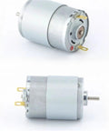 Pro Grade Dc High Speed Electric Motor 385 Size With Badass Strong Magnets And Kickin High Torque viewed from multiple angles.