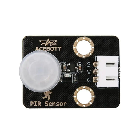 PIR Infrared Motion Sensor Module 3 Pack For Arduino And ESP32 With Easy Plug Cables Grab And Go Body Detection Plug And Play DIY Sensor Kit For Smart Home Projects black PIR sensor module with white dome and 3-pin connector