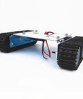 Smart Robot Tank Chassis With 33GB-520 Motor For DIY Robotics, durable aluminum alloy, unassembled with big track system