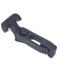 Universal Rubber Flexible T Handle Hasp Draw Latch Kit for Car, Truck, Tool Box, Golf Cart, Hood and more top view