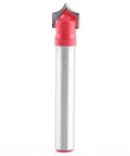 Fabater 6Mm Shank Double Edged V Groove Router Bits For 3D CNC Engraving On Wood, Acrylic And Mvd With Sharp Needle Tip Carving Tool Set showing a single bit.