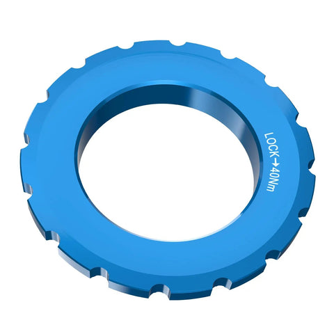 Blue aluminum Centerlock Lockring For 12mm, 15mm, And 20mm Thru Axles And Quick Release, Dope Universal Disc Brake Rotor Lock Ring Cover