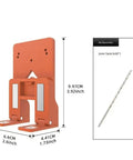 Cabinet Door Hinge Spacer 2.6mm Alignment Tool With Twist Drill Bit for Quick Install And Precise Positioning Magnetic