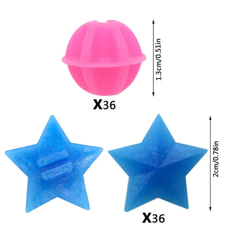 Colorful Bike Spoke Beads Set 72 Piece Plastic Clip On Wheel Decorations For Kids Assorted Colors And Shapes Easy To Install