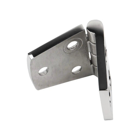 Side view of Six Hole 316 Stainless Steel Back Polished Casting Hinge for Boat Cabin Door, showing 6-hole pattern.