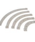 Top Shelf Round Corner Radius Templates And Router Radius Jigs For Woodwork Include Five Durable Plastic Arc Cutters R100 R150 R200 R250 R300
